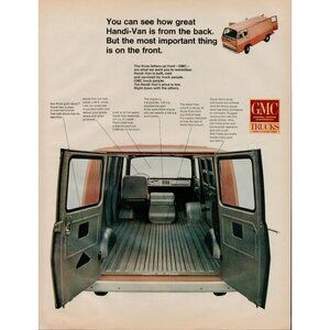1965 GMC Handi-Van Vintage Print Ad General Motors Corporation (L17)